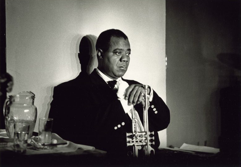 Louis Armstrong, Paris, 1960 by Herman Leonard