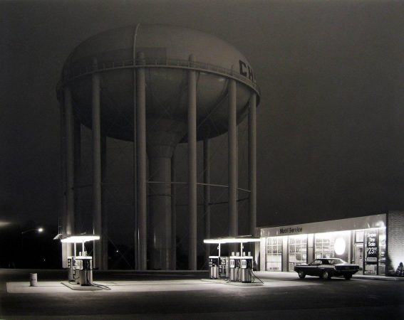 Petit's Mobil Station, Cherry Hill, NJ, 1974 by George Tice