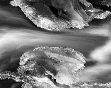 Ice, Bridal Veil Creek, Oregon, 1985 by Stu Levy