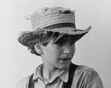 Amish Boy with Straw Hat, Lancaster, PA, 1965 by George Tice