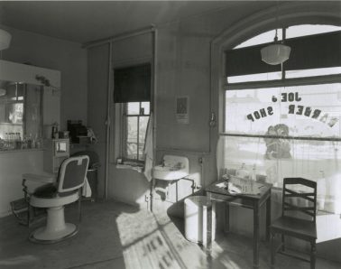 Joe's Barber Shop, Paterson, New Jersey, 1970 by George Tice