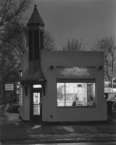 Red Tower, Plainfield, NJ, 1981 by George Tice