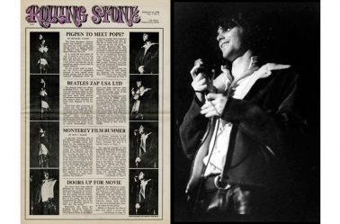 Rolling Stone Issue #5-Jim Morrison, 1967 by Baron Wolman