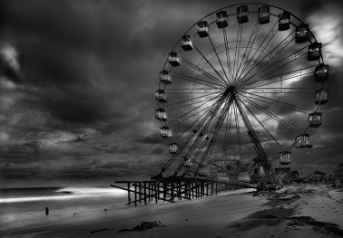 The Funtown Pier Post Hurricane, 2012 by Michael Massaia