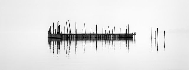 Breakwater, Hudson River by Brian Kosoff