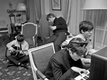 The Beatles Composing, Paris, 1964 by Harry Benson