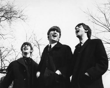 Ringo, John and Paul on the set of A Hard Day's Night, London, 1964 by Terry O'Neill