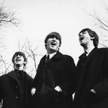 Ringo, John and Paul on the set of A Hard Day's Night, London, 1964 by Terry O'Neill