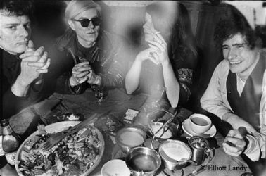 Paul Morrissey, Andy Warhol, Janis Joplin, Tim Buckley, Max's Kansas City, NYC, 1968 by Elliott Landy