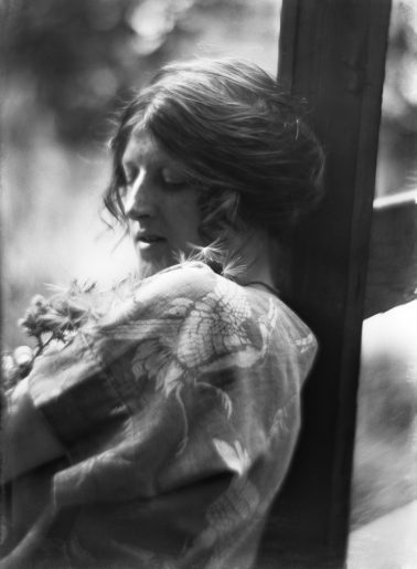 Clare and Floating Seeds, 1910 by Imogen Cunningham