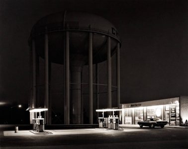 Petit’s Mobil Station, Cherry Hill, NJ, 1974 by George Tice