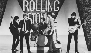 The Rolling Stones playing
