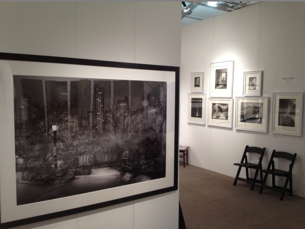Arthamptons Display - Large Michael Massaia print and Peter Liepke exhibit