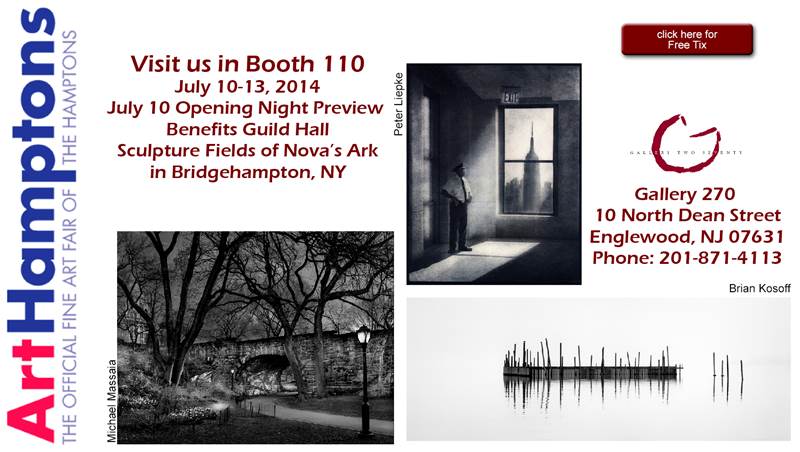 Visit us in Booth 110 
July 10-13 2014
July 10 opening night preview
Benefits Guild Hall
Sculpture Fields of Nova's Ark
in Bridgehampton, NY