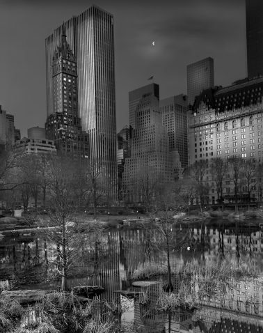 Moonrise, Deep in a Dream Central Park by Michael Massaia
