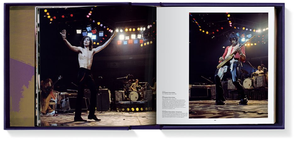 Rolling Stones photographs in book