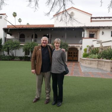 Tom Gramegna and Meg Partridge at the Bowers Museum, Santa Ana, CA Site of Imogen Cunningham, Seen and Unseen through February 26 Photo by Claire Insalata Poulos, Leica D-Lux Typ 109