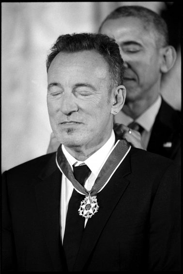 Bruce Springsteen Awarded Presidential Medal of Freedom by Barack Obama,East Room, White House, Washington DC, 2016 by Phil McAuliffe
