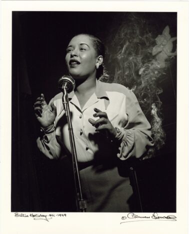 Billie Holiday - NYC 1949 - Photo by Herman Leonard