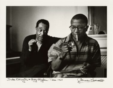 Duke Ellington and Billy Strayhorn, Paris by Herman Leonard