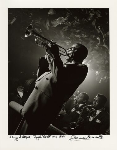 Dizzy Gillespie, Royal Roost, NYC by Herman Leonard