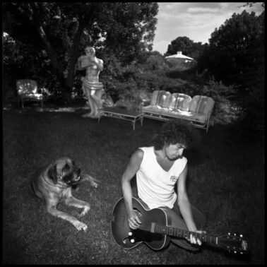 Bob Dylan in His Backyard, 1985 by David Michael Kennedy