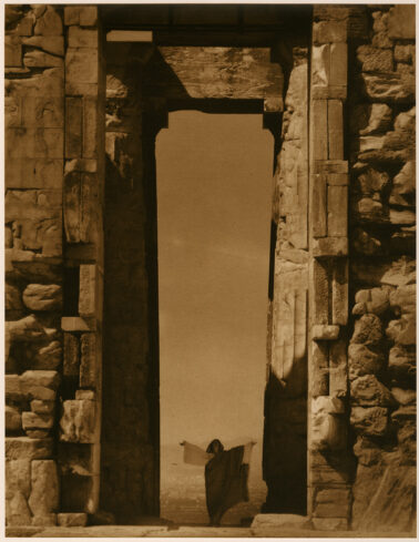 Isadora Duncan at the Portal of the Parthenon, Athens, 1921 by Edward Steichen/George Tice