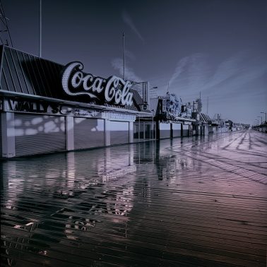 Michael Massaia Passing Storm & Sunrise-Wildwood-2025 28”x22” Split Toned Gelatin Silver Print
